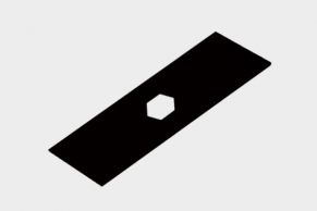 園林機械配件綠籬機修邊機帶中孔一字刀片廠家直銷